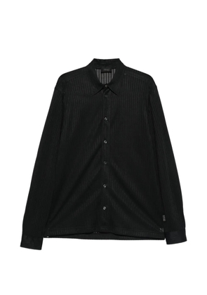 Versace Pre-Owned 2000s striped shirt - Black