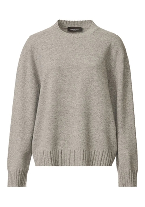 Fabiana Filippi ribbed-trim sweater - Grey