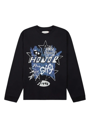 Honor The Gift Pop Art long-sleeve T-Shirt - Black