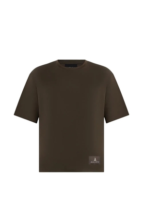 Manière De Voir Paul relaxed-fit green cotton T-shirt - Brown