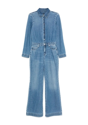 7 For All Mankind button-down flared jumpsuit - Blue
