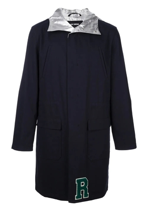 Raf Simons unlined metallic inner parka - Blue