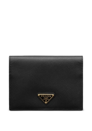 Prada saffiano leather passport holder - Black