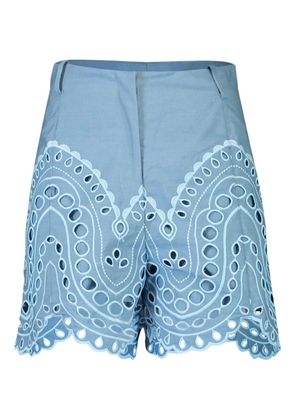 Charo Ruiz Ibiza Dune cut-out shorts - Blue