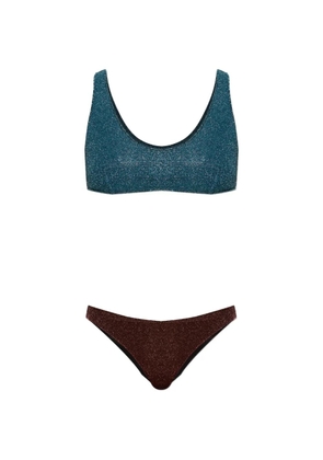 Oséree two-tone two-piece bikini - Blue