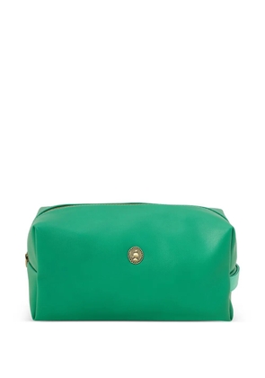 PIP STUDIO logo applique make up bag - Green