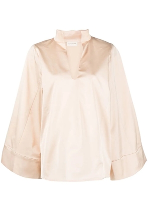 By Malene Birger long-sleeve wool blouse - Pink