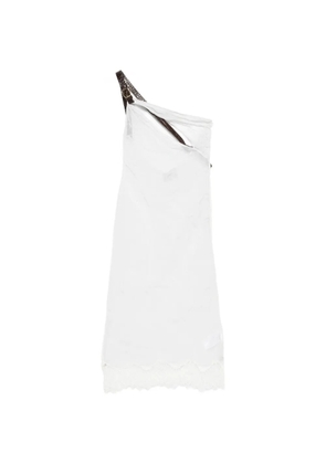 Coperni wrinkled mini dress - White