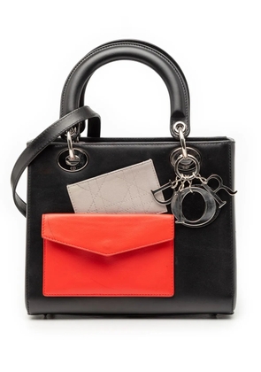 Christian Dior Pre-Owned 2014 Medium Calfskin Pockets Lady Dior satchel - Black