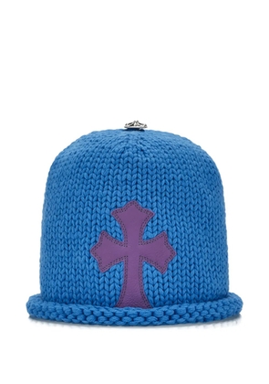 Chrome Hearts cross-patch beanie - Blue