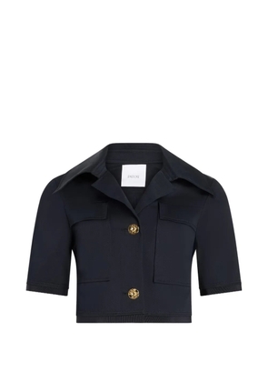 Patou short-sleeves cropped jacket - Blue
