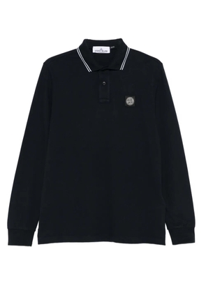 Stone Island long-sleeve polo shirt - Blue