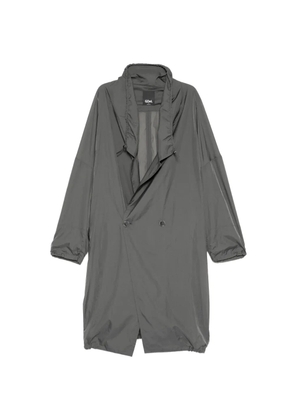 GDeL by gaze de lin shirring-detail coat - Grey