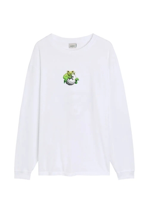 Malbon Golf graphic long-sleeve T-shirt - White