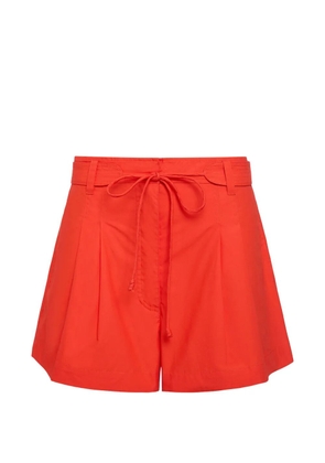 Marie Oliver drawstring pleated tailored shorts - Orange