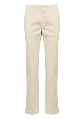 Incotex mid-rise stretch-cotton straight-leg trousers - Neutrals
