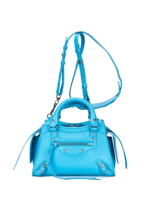 Balenciaga Pre-Owned mini Neo Classic braided-handle tote bag - Blue