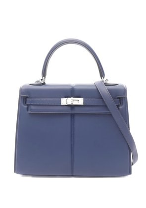 Hermès Pre-Owned 2021 Kelly padded leather tote bag - Blue