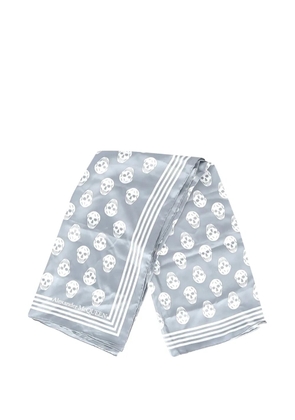 Alexander McQueen Pre-Owned skull-print scarf - Grey
