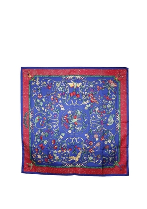 Hermès Pre-Owned 1986-1998 Pierres D Orient Et D Occident Silk Scarf 90 scarves - Blue