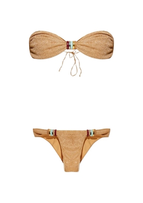 Oséree gold-tone bikini