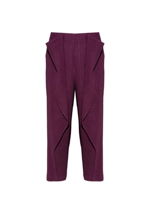 Homme Plissé Issey Miyake pleated trousers - Purple