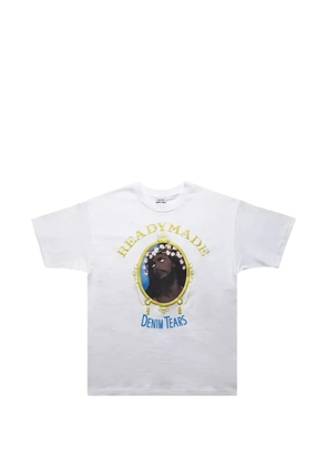 Denim Tears wreath logo short-sleeve T-shirt - White