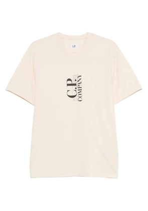 C.P. Company logo-print crew-neck T-shirt - Neutrals