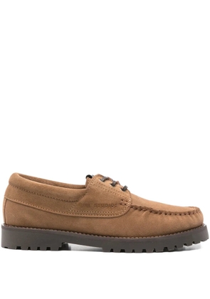Copenhagen suede lace-up loafers - Brown