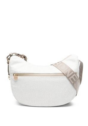 Borbonese small Luna cross body bag - White