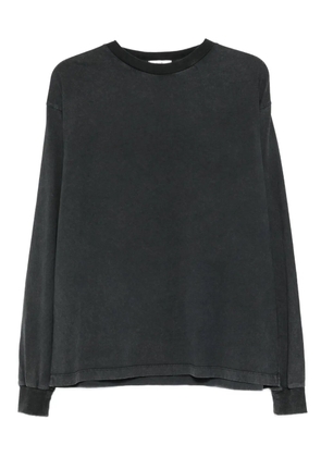 Haikure long-sleeve cotton top - Grey