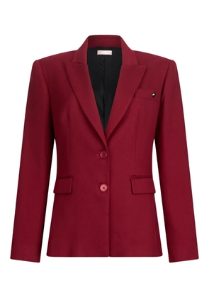 LIU JO gemstone-embellished two-button blazer - Red