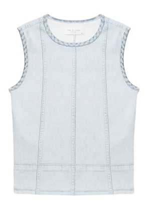 rag & bone cotton sleeveless top - Blue