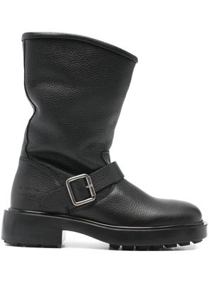 Copenhagen buckle-embellishment leather boots - Black