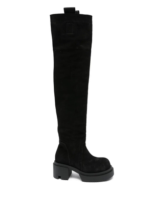Rick Owens 75mm platform boots - Black