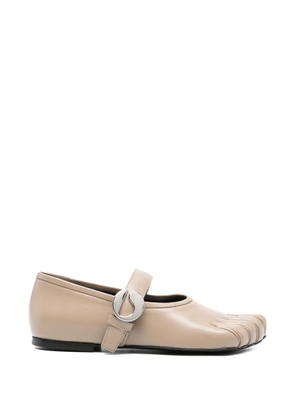Coperni leather ballet flats - Neutrals