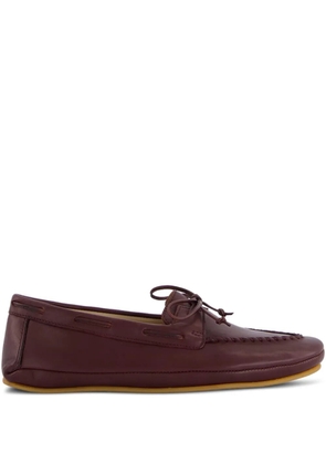 Le Monde Beryl leather mocassin - Red
