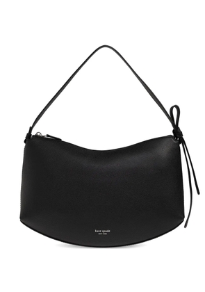 Kate Spade tie detail leather shoulder bag - Black