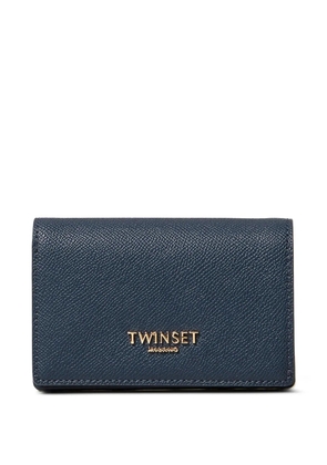 TWINSET bi-fold zip wallet - Blue