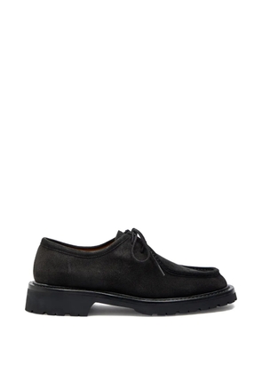 LEGRES lace-up leather derby shoes - Black