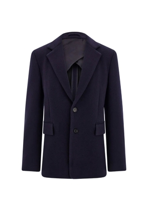 Ferragamo single breasted jersey blazer - Blue