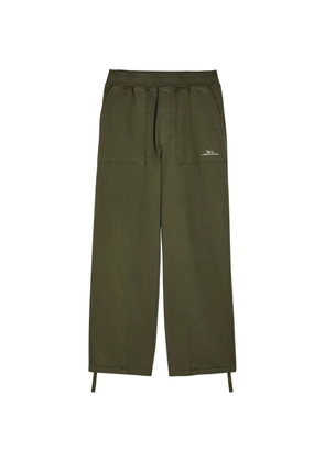 Ten C logo-print trousers - Green