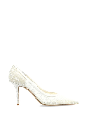 Jimmy Choo Love 85 heeled pumps - White