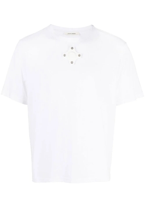 Craig Green eyelet-detail short-sleeve T-shirt - White