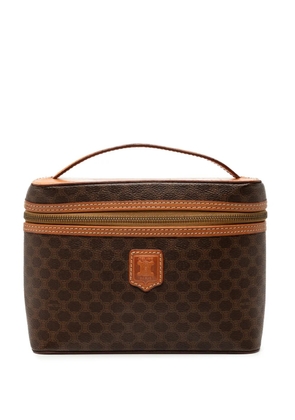 Celine Pre-Owned 1993 Macadam Coated Canvas vanity bag - Brown
