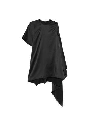 Coperni draped mini dress - Black