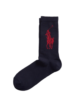 Polo Ralph Lauren logo socks - Blue