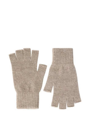 Pringle of Scotland fingerless gloves - Neutrals