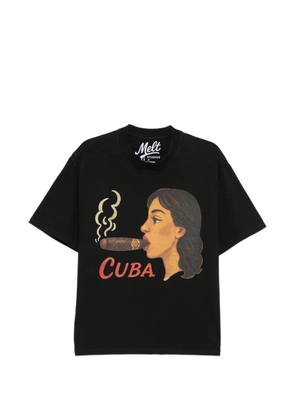 Melt graphic-print T-shirt - Grey