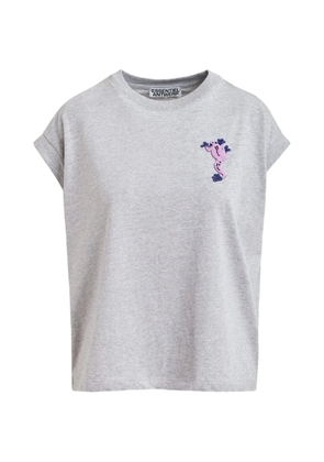 Essentiel Antwerp bead-embellished frog top - Grey